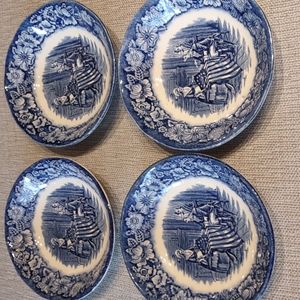 Set of 4 liberty fruit bowls (1970's)